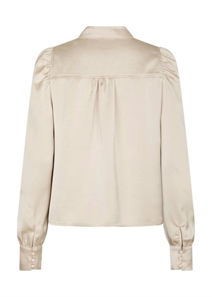 Rosslyn heavy sateen bluse Champagne Neo Noir 